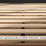 Zinus Suzanne Kingsize Bamboo & Metal Platform Bed Frame with Footboard - No Box Spring Needed, Easy Assembly Zinus