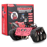 ELEGOO Conqueror Robot Tank Kit with UNO R3 for Arduino Robotics for Kids Ages 8-12 12-16 STEM Science Kits Coding Robots Toys for 8+ Year Old Boys Girls Teens Circuits Engineering Building Project ELEGOO