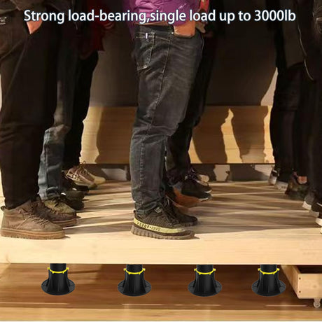 CHORMING Adjustable Bed Frame Support Leg Bed Frame Center Support Leg Bed Furniture Board Support Center Slat Heavy for Bed Frame,Cabinet and Wooden Furniture (7.87"-13" 2pc) CHORMING