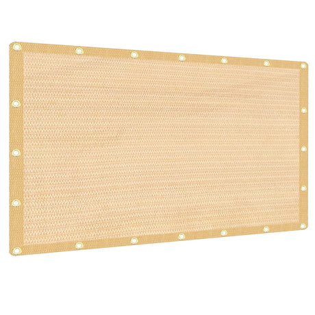 JUNKOGO 90% Sun Shade Cloth, 10x15ft Pergola Shade Cover with Reinforced Grommets, Shade Fabric Privacy Screen Cover Canopy with UV Protection for Pergola, Patio, Garden, Porch, Deck, Backyard JUNKOGO