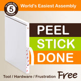 WAY BASICS Cat Litter Box Enclosure Hidden Furniture (Scratch Pad Included) Way Basics