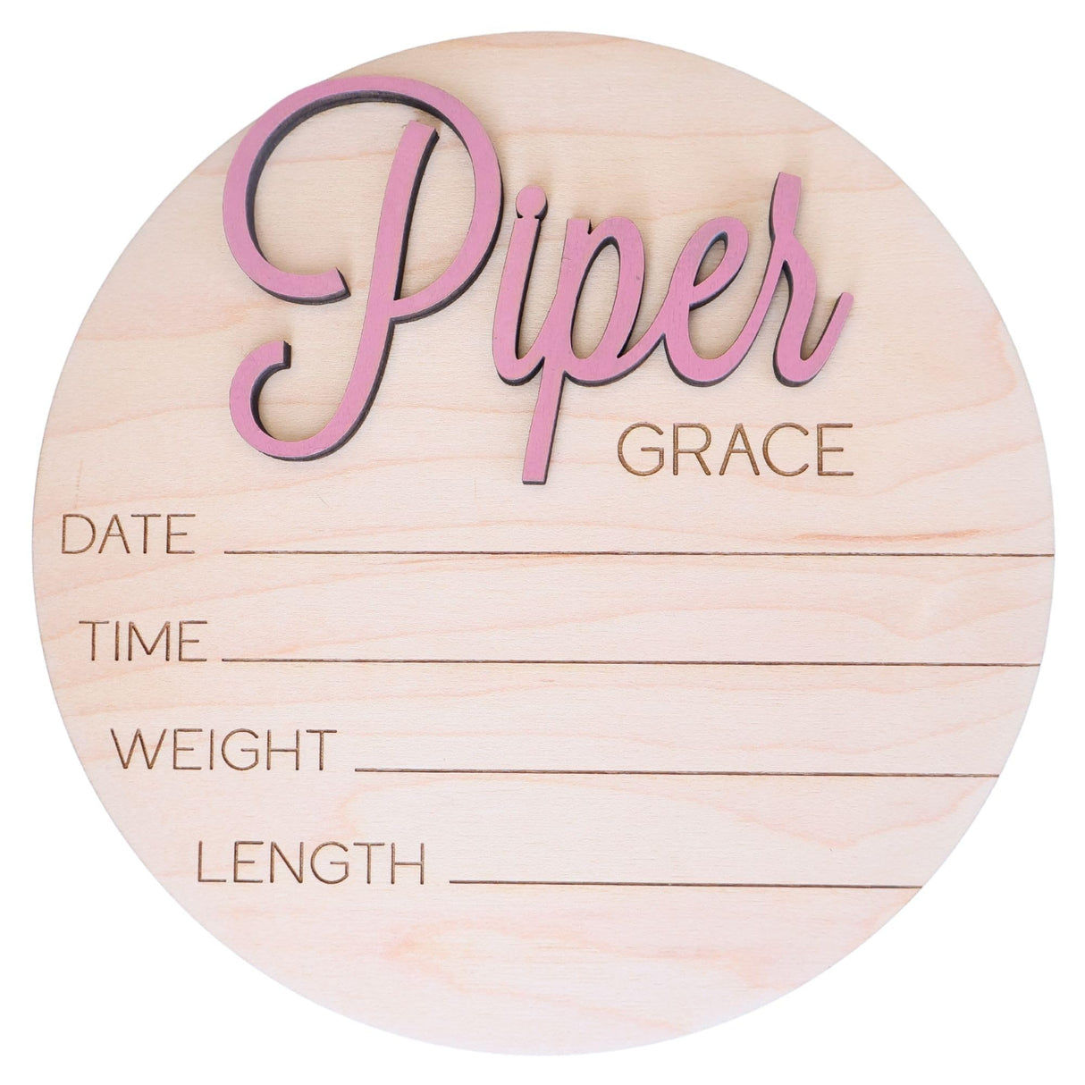 Custom Welcome New Baby Name Sign For Hospital, Personalized 3D Baby Name Announcement Sign with Birth Stats, Custom Newborn Baby Name Hospital Photo Obsidian Home Creations