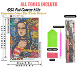 5D DIY Diamond Painting Girl, Diamond Art Painting Sugar Skull by Number Kits for Adults and Kids, Abstract Girls Arts Painted with Round Full Drill for Gift Wall Decor(30X40cm/12x16in,Girl-3) SaxSauly