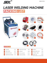 WTTTOOLS Laser Welding Machine 2000 W 2-in-1 Laser Welder 220V Handheld Fiber Laser Welding Gun Welding Beam Cleaner with Auto Wire Feeder for Metal Carbon Stainless Steel Aluminum Titanium Copper WTTTOOLS