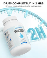 ARTDOT 16 oz Diamond Art Sealer Kits for Adults, Large Capacity Glue as Diamond Painting Accessories and Jigsaw Puzzles Tools ARTDOT