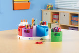 Learning Resources Create a Space Storage Center - 10 Piece set Desk Organizer for Kids, Art Organizer for Kids, Crayon Organizer, Homeschool Organizers and Storage Learning Resources
