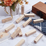 OLYCRAFT 20Pcs Pre-Drilled Short Pen Blanks with 7mm Hole Wood Drilled Short Pen Blanks Rectangle Pre-Drilled Wood Pen Blanks Wood Turners Pen Blanks for Turning-Pen Blanks 2.5x0.7x0.7 Inch OLYCRAFT