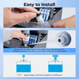 542 Ink Refill Bottles ET-5150 ET-5170 ET-5850 ET-5800 ET-16650 Replacement for Epson 542 Ink Refill Bottles Work for EcoTank Pro ET-5150 ET-5170 ET-5180 ET-5800 ET-5850 ET-5880 ET-16600 ET-16650 Topcolor