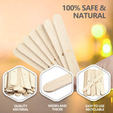 DINGPAI 100pcs Wooden Candle Wick Holders, Candle Wick Centering Devices for Candle Making, Candle Wick Bars, Wick Clips for Canld Centering Tool DINGPAI