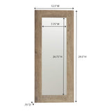 Household Essentials 8078-1 Ashwood Rectangular Wall Mirror Household Essentials