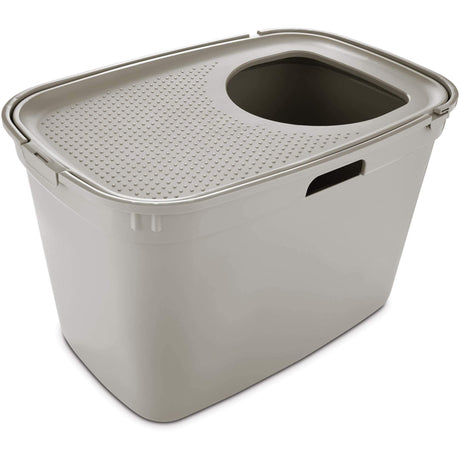 So Phresh Top-Entry Litter Box Tan 23.2" L X 15.4" W X 15" H SO PHRESH