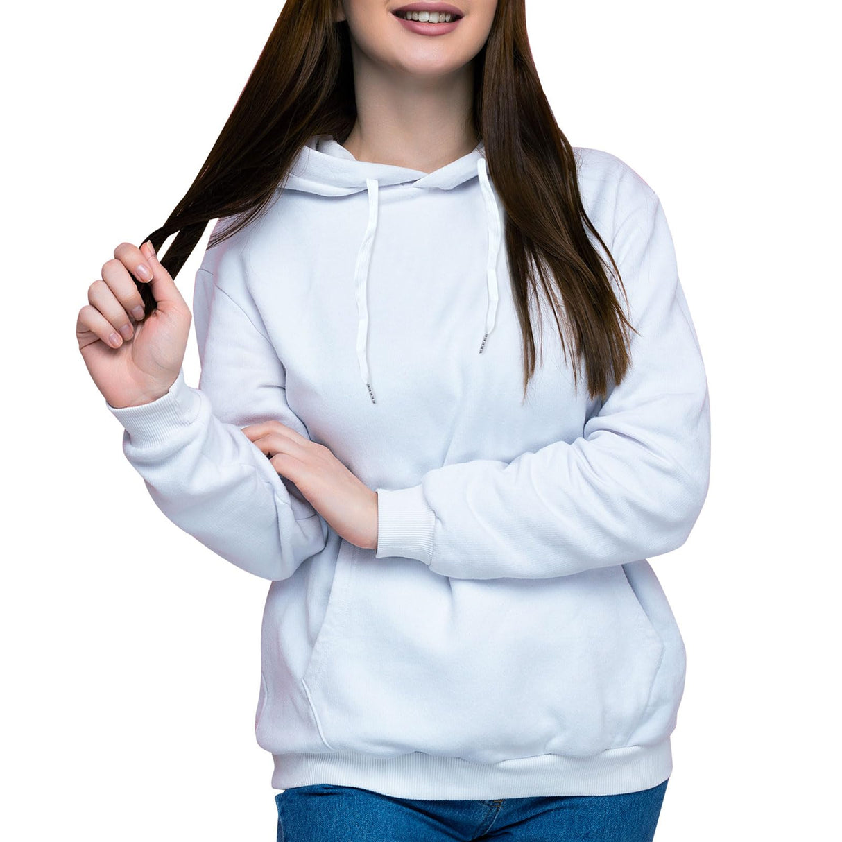 LaiHiulaan Womens Oversized Sublimation Hoodie 100 Polyester White Hoodie for Sublimation Fall Long Sleeve Sweatshirts Women LaiHiulaan