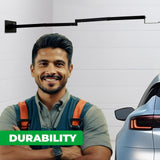 Skywin Retractable EV Charging Cable, EV Charger Cable Retractor Extender Up to 6 FT, Overhead Electric Vehicle Charging Station Wall Mount (Black) Skywin