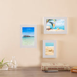 10 Pcs Sublimation Metal Photo Blanks 8"X10" X0.45mm Aluminum Photo Sign Blank Photo Metal Wall sublimation Poster Frame Blanks (White) GEKIXUTP