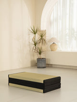 MustMat Thick Tatami Mat Twin XL Floor Mattress Japanese Tatami Bed with Storage Bag 39 x 80 x 2 in (Black) MustMat