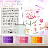 Card Making Supplies For Adults and Kids,Card Making Kits 28 Blank Greeting Cards and Envelopes with Supplies And Stamp Set- Giftable DIY Greeting Card Set- Happy Birthday Christmas Thank You BOAJUNWU