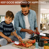 Norme 4 Pcs High Temp Silicone Spatulas Heat Resistant Rubber Spatula Commercial Silicone Scraper with Handle for Kitchen Cook Baking Mixing Utensil, Dishwasher Safe (10 Inch,14 Inch) Norme