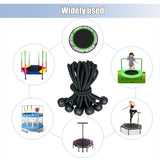 Trampoline Replacement Bungee Ropes –15 PCS 8.5in Heavy-Duty Elastic Cords for Trampoline Repair, Durable Jumping Mat Accessories, Fits 12-16 ft Round Trampolines, Include 1 PCS Install Puller Tool ECEOCC