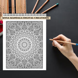 Intricate Patterns Adult Coloring Book - Zen Mandalas Series - Volume III WoodArtSupply