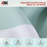 ABCCANOPY Patio Half Umbrellas 10FT (Blue Purple Stripes) ABCCANOPY