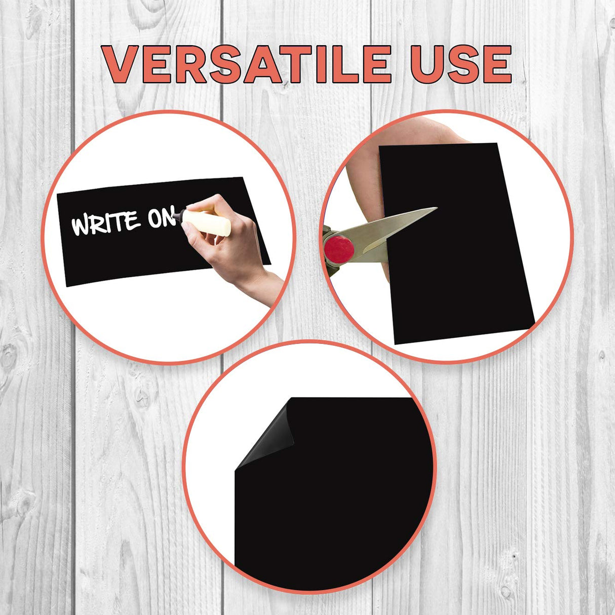 Blank Black Magnet for Car - Blank Magnet to Design Custom Magnets - Magnet Decals for Cars, Trucks, Busses & More! Magnetic Bumper Decal - Super Strong Magnets Long Lasting!(1, 4 x 12 Inches) Flexible Magnets