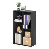 Furinno Luder 5-Cube No Tool Assembly Open Shelf, Blackwood Furinno