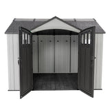 Lifetime Dual Entry Outdoor Storage Shed, 10 x 8 Foot Lifetime