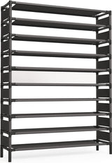 Tribesigns 10 Tiers Shoe Rack, Large Capacity Shoe Organizer, Shoe Shelf for 50 Pair, Large Shoe Rack, Extra Large Shoe Shelf Tribesigns