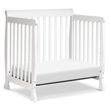 DaVinci Kalani 4-in-1 Convertible Mini Crib in White | Greenguard Gold Certified DaVinci