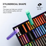 Paul Rubens Oil Pastels Set with 50 Colors Artist Soft Oil Pastels+6 Pcs White Oil Pastels+8.7 x 11.7 Inches Oil Pastel Book（30 Sheets）+5 Palette Knives for Artists, Professionals, Student, Hobbyist Paul Rubens