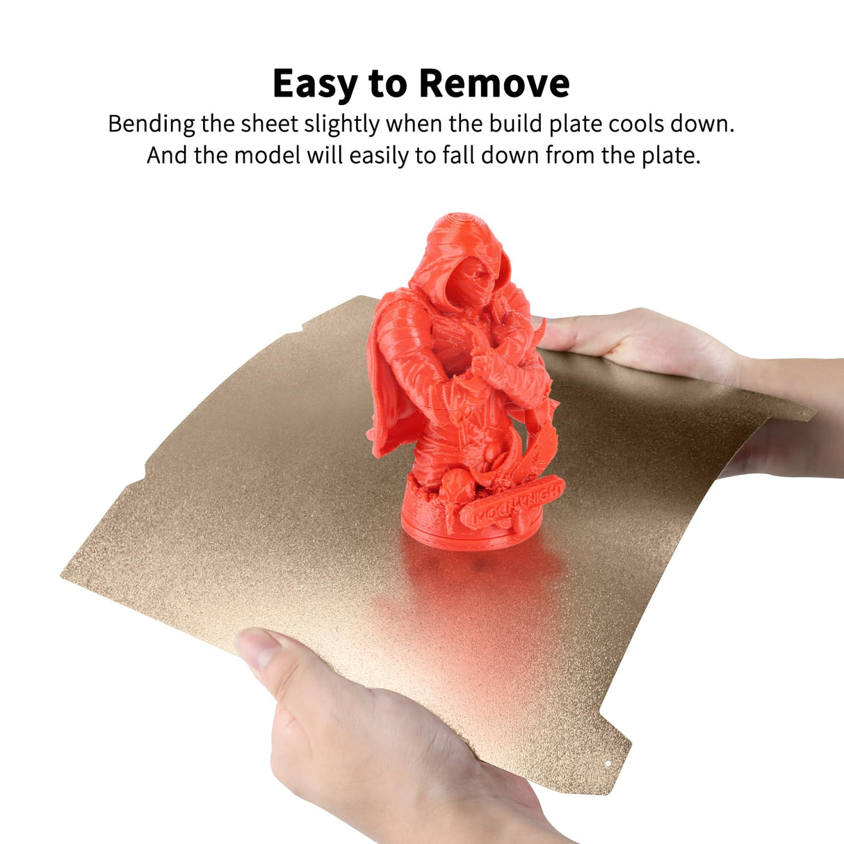 IdeaFormer-3D Double Sided Textured PEI Sheet 235x235mm, Flexible PEI Spring Steel (No Magnetic Build Plate) for Creality K1/Ender 5 S1/Ender 3/Ender 3 Pro/Ender 3 V2/Ender 3 S1 Pro/Ender 3 Neo IdeaFormer-3D