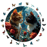 Wooden Puzzle for Adults, 200 Piece Irregular Animal Shaped Wooden Jigsaw Puzzles, Unique Puzzles for Adults, Creative Gift for Teenagers and Adults WHJSG