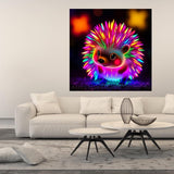 CHWGLFGG 5D Diamond Art Kits for Adults Beginners, Glowing Hedgehog Diamond Painting Kits, DIY Full Round Drill Paint by Diamonds Dot Gem Art for Adults, Home Wall Decor 13.7X 13.7 Inch CHWGLFGG