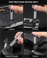 STREBITO 3.7V Mini Electric Screwdriver, 42-in-1 Precision Electric Screwdriver Kit, 36 S2 Magnetic Bits, Mini Power Screwdriver with Display, Electric Screwdriver Cordless for Electronic Laptop Phone STREBITO