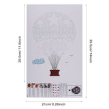 Woohome 48 PCS Paper Quilling Kit, Paper Quilling Making Drawing Design, Strips Quilling Paper and Papers Quilling Tools for Quilling Art Paper DIY Drawing Handcraft Handmade, Home Decoration Woohome