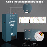AENBUSLM 80W Laser Module Built-in Air Assist,10W Output Power,Fixed-Focus,Double Ultra-Fine Compressed Spot CNC Carving DIY Laser Masterfor Laser Cutter & Laser Engraver Machine - Laser Class:lV AENBUSLM