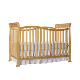Dream On Me Violet 7-In-1 Convertible Life Style Crib In Natural, Greenguard Gold Certified, 4 Mattress Height Settings, Made Of Sustainable New Dream On Me