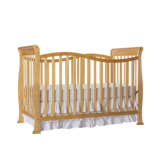 Dream On Me Violet 7-In-1 Convertible Life Style Crib In Natural, Greenguard Gold Certified, 4 Mattress Height Settings, Made Of Sustainable New