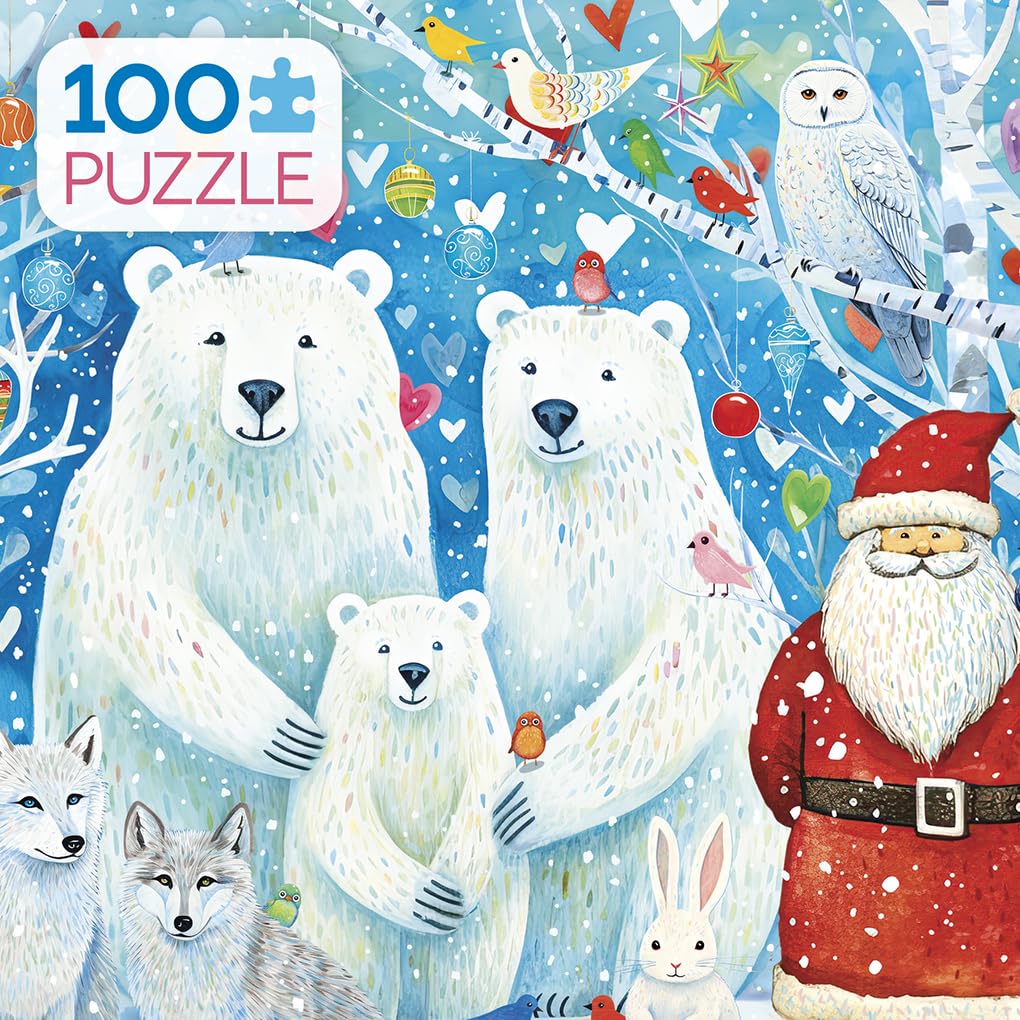 Ceaco - Holiday - Polar Portrait - 100 Piece Jigsaw Puzzle Ceaco