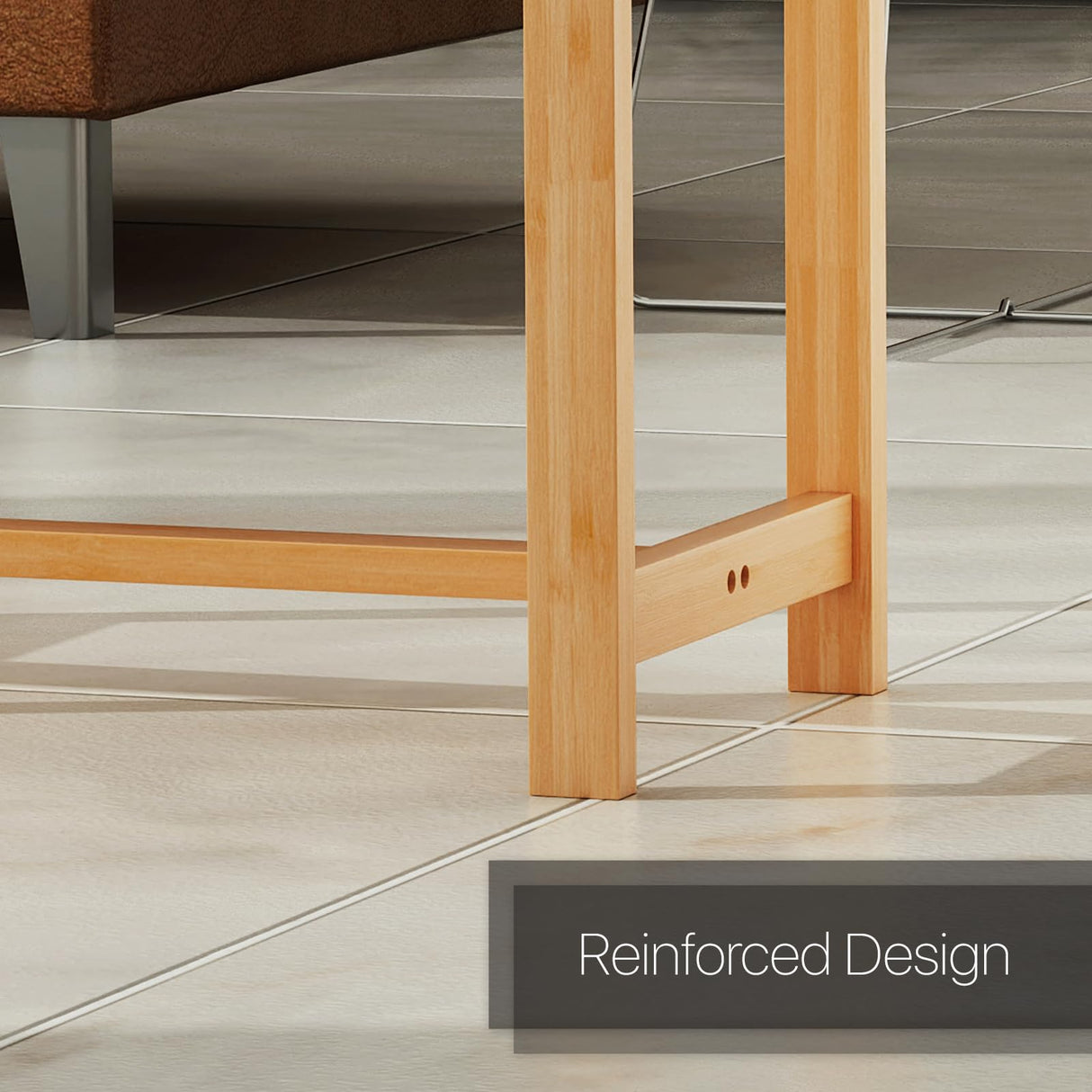 MoNiBloom Console Table, Industrial Entryway Table, Narrow Sofa Table with Shelves, Entrance Table for Entryway Hallway Living Room MoNiBloom