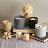 ZYNERY 100 Set Wood Wicks for Candles Making, Crackling Wooden Candle Wicks, Smokeless Candle Wick with Metal Base Labels (5.9x0.5 Inch) ZYNERY