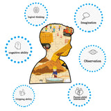 LELEMON 100 Pieces Jigsaw Puzzles in a Metal Box for Kids Age for 4-8 Boys Girls Toy Puzzles Construction Site Vehicles Children Learning Educational Puzzles Toys LELEMON