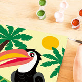 Ravensburger CreArt Toucan in Jungle Paint by Numbers Kit for Kids - 25970 - Painting Arts and Crafts for Ages 7 and Up Ravensburger