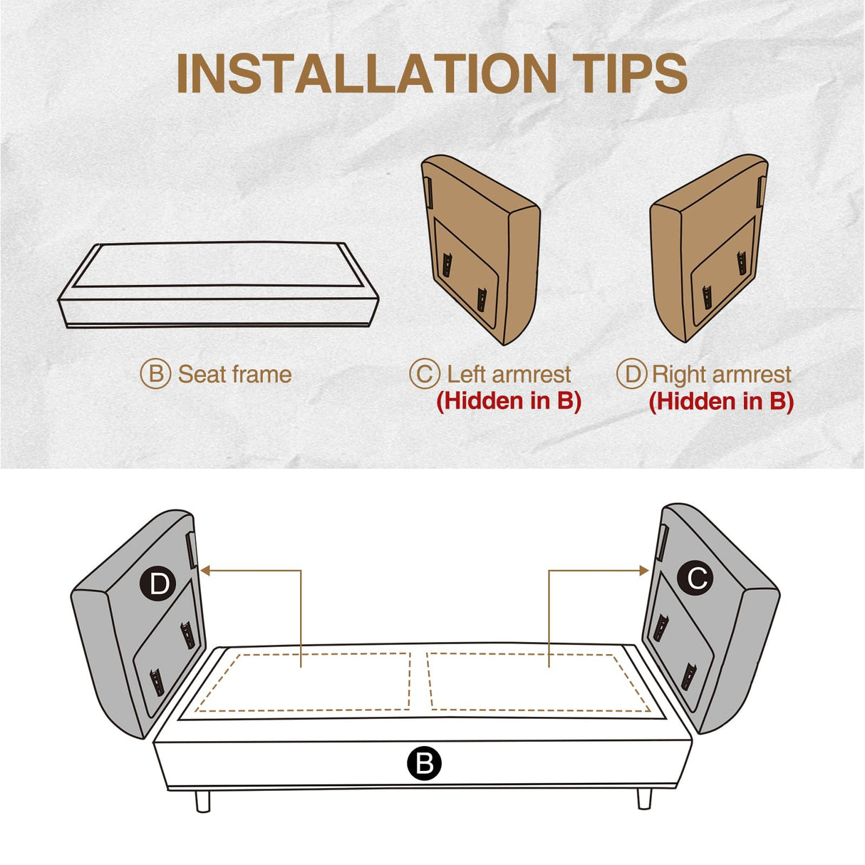 Halitaa 65" Sherpa Loveseat Sofa, Modern Love Seat Mini Boucle Couch for Living Room Bedroom, 2 Seater Small Comfy Sofa Couch for Home Office Small Spaces, White Halitaa