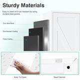 SISESOL Tall Metal Storage Cabinet with 2 Doors and 5 Shelves,75 inch White Pantry Storage Cabinet,Large Farmhouse Pantry Cupboard for Home,Kitchen,Dining/Living Room SISESOL