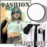 15 PCs Sublimation Patches - Iron On Blank Patches for DIY Crafts Hats Caps Backpack Uniforms (Round / 15PCs) Gadjica