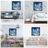 JFYHAB Phoenix Diamond Art Kits for Adults, Phoenix 5D Diamond Painting Kits for Beginner DIY Aurora Gem Art Full Drill Diamond Dots Crystal Craft Kits for Home Wall Decor Gifts 12x12in JFYHAB