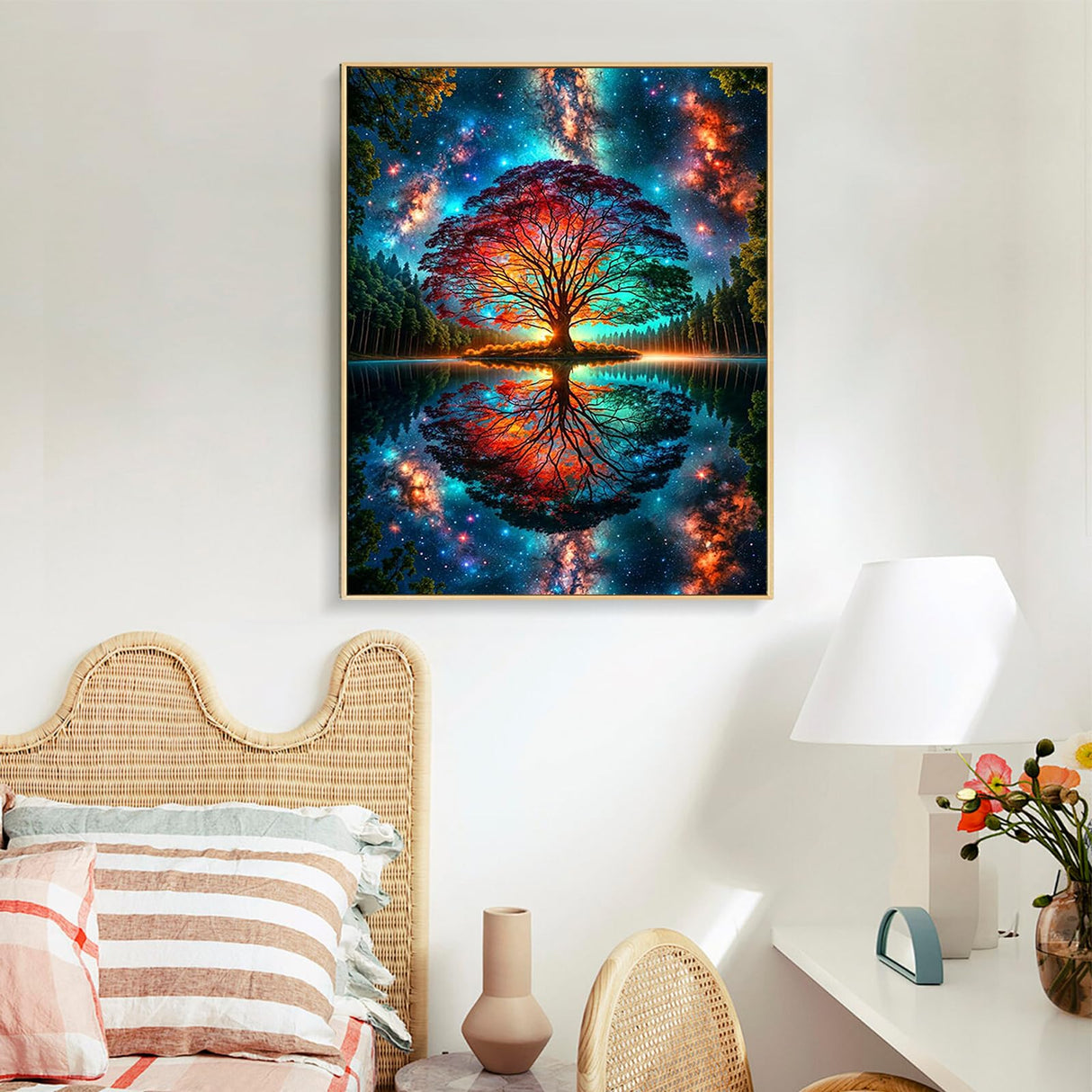 Paint by Numbers Kit for Adults - Tree of Life Acrylic Adult Paint by Number Kits on Canvas for Beginner, Tree of Life DIY Oil Painting by Numbers for Adults Kit, Perfect for Home Decor Gift 16"x20" Offito