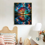 Paint by Numbers Kit for Adults - Tree of Life Acrylic Adult Paint by Number Kits on Canvas for Beginner, Tree of Life DIY Oil Painting by Numbers for Adults Kit, Perfect for Home Decor Gift 16"x20" Offito