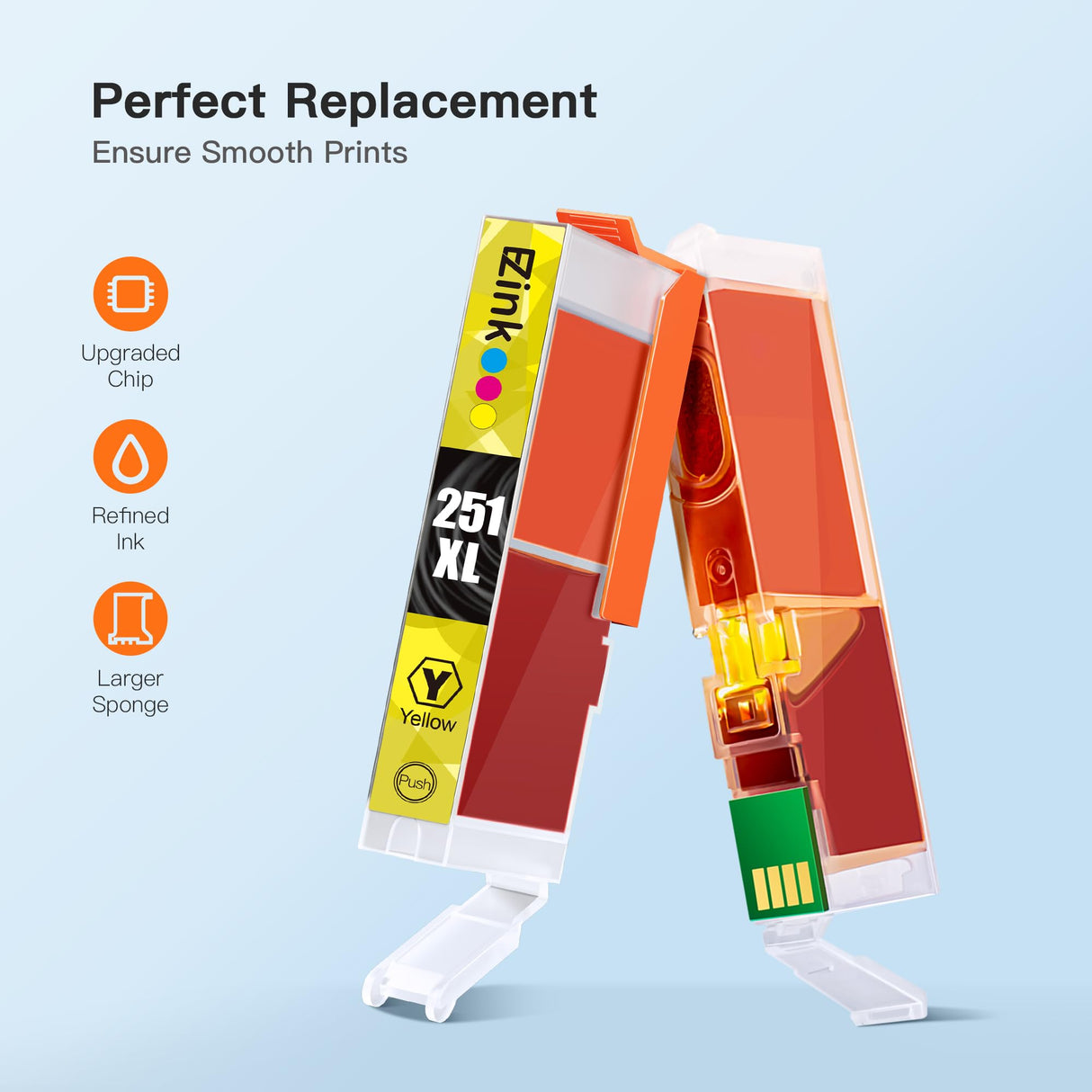 E-Z Ink Compatible Ink Cartridge Replacement for Canon CLI-251XL CLI 251 to use with PIXMA MX922 IP7220 MG5520 MG5420 IX6820 IP8720 MG7520 MG6320 Printer (4 Cyan, 4 Magenta, 4 Yellow, 12 Pack) E-Z Ink